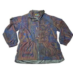 Vintage Forrester's‎ Gore-Tex Abstract Print Ski Jacket Women's M